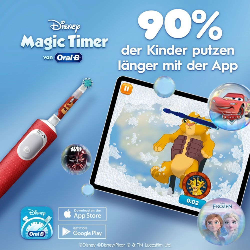 Bild: Oral-B Pro Kids The Lion King Elektrische Zahnbürste 