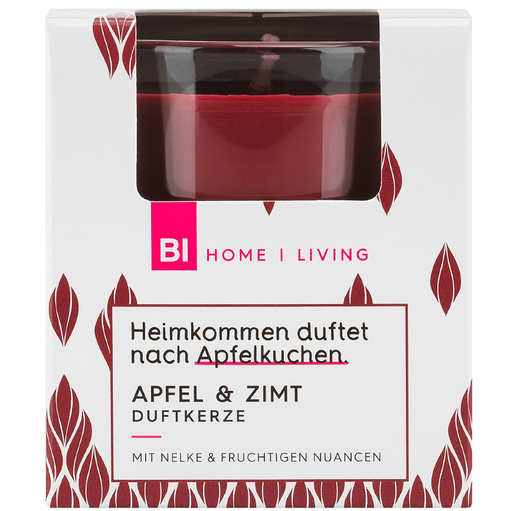 Bild: BI HOME Living Duftkerze Apfel & Zimt