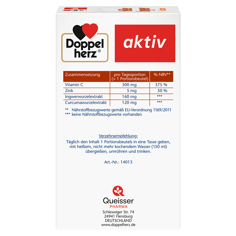 Bild: DOPPELHERZ Heißer Ingwer + Curcuma 