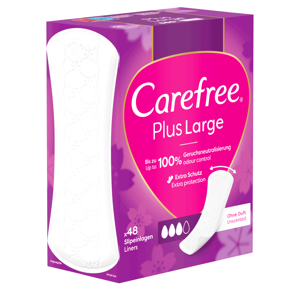 Bild: Carefree Plus Slipeinlagen Plus Large 
