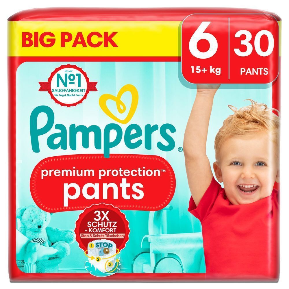 Bild: Pampers Premium Protection Pants Größe 6, BIG PACK 