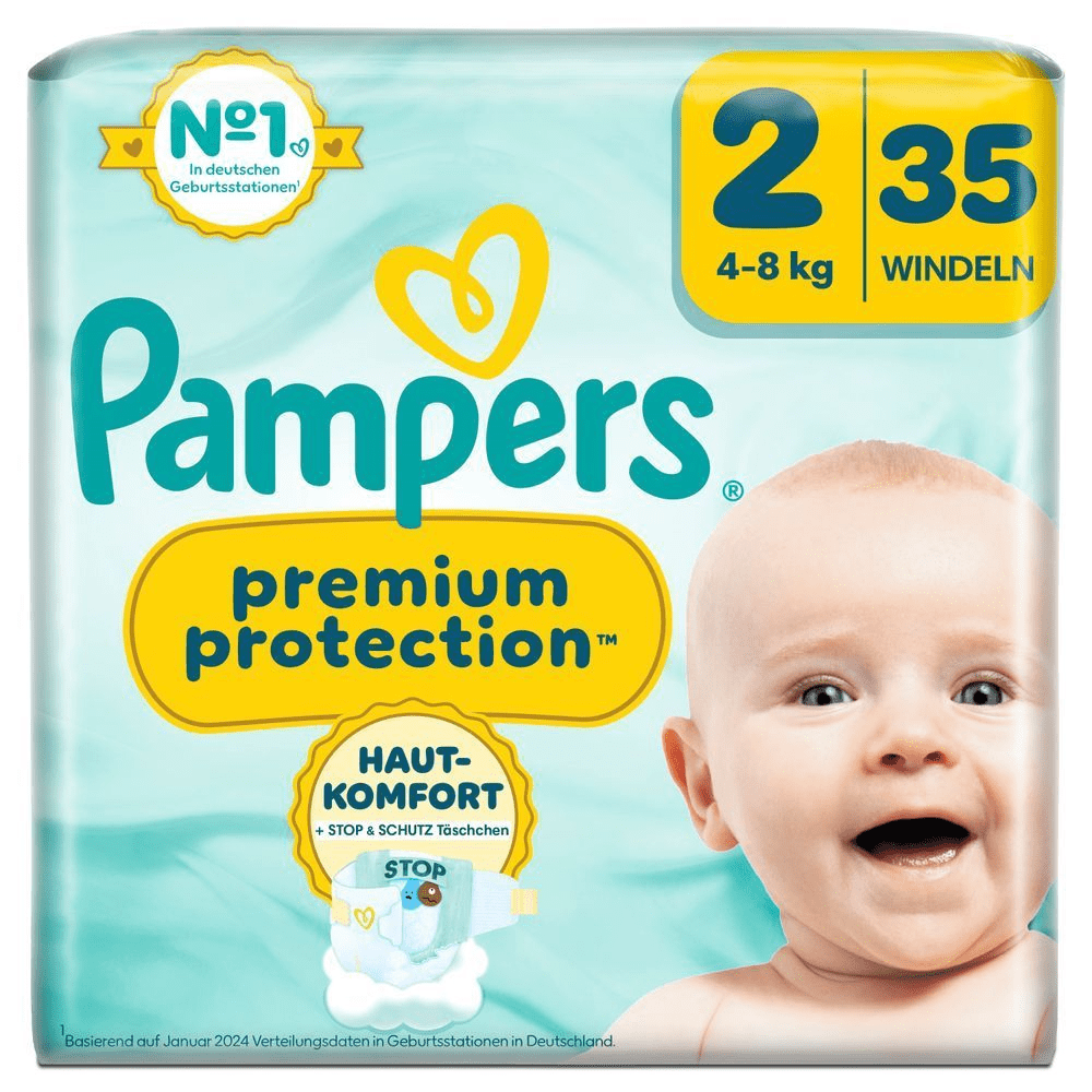 Bild: Pampers Premium Protection Größe 2, 4kg-8kg 