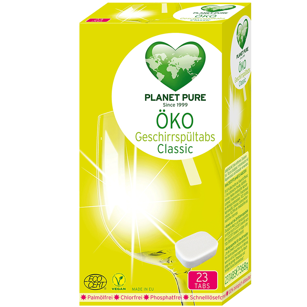 Bild: Planet Pure Öko Geschirrspültabs