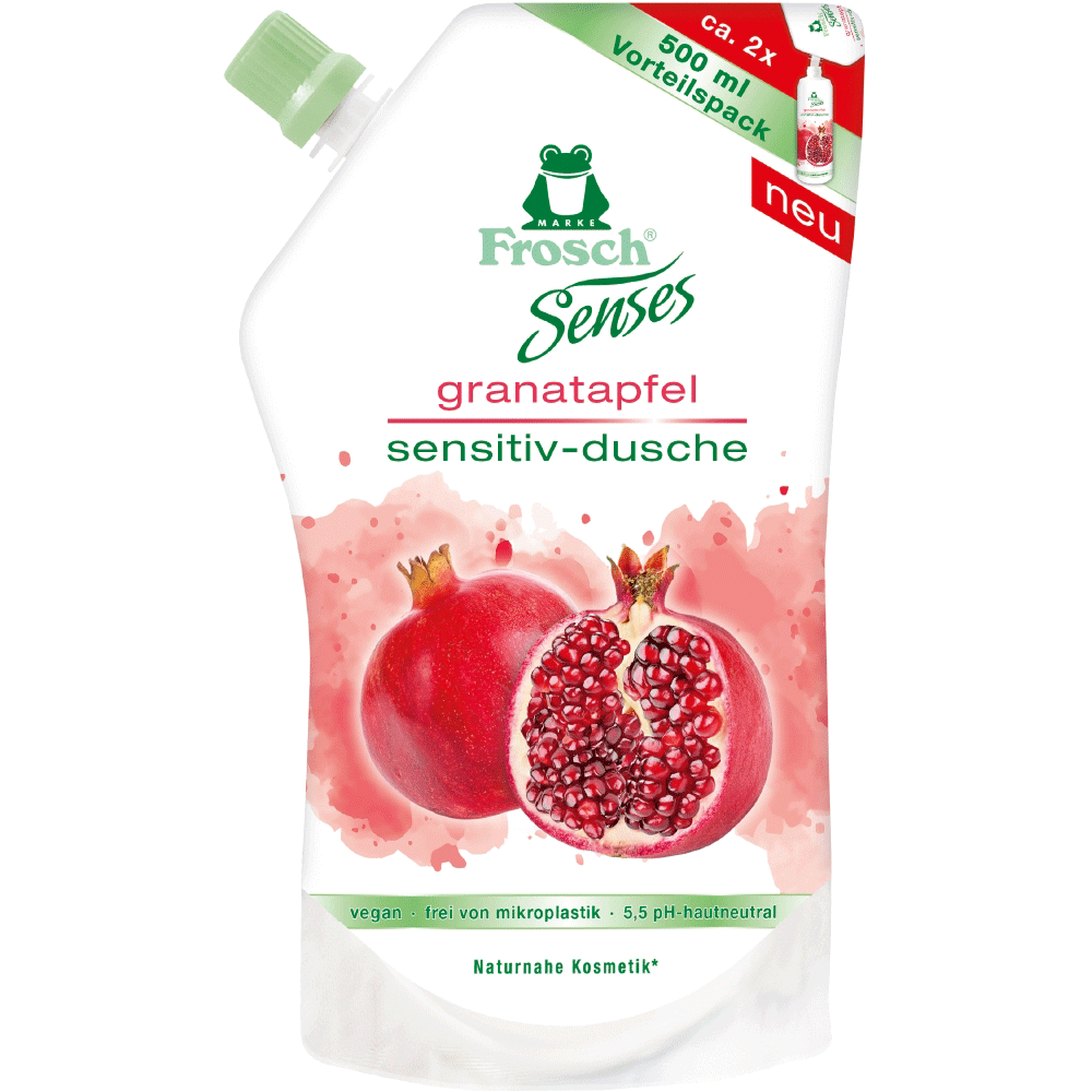 Bild: Frosch Duschgel Granatapfel Nachfüllbeutel