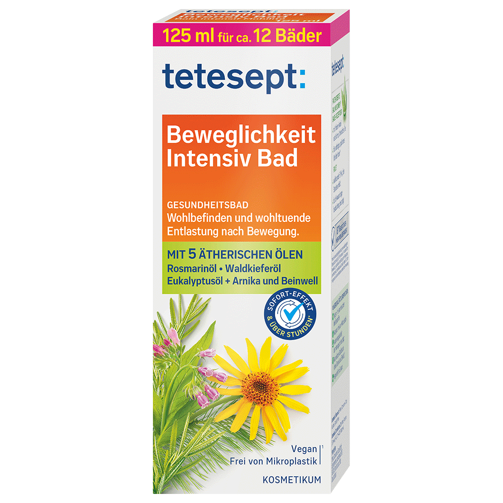 Bild: tetesept: Gesundheitsbad Beweglichkeit Intensiv Bad
