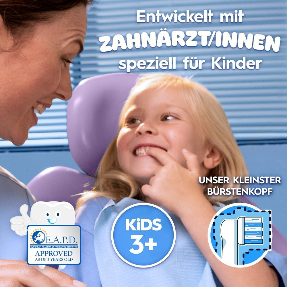 Bild: Oral-B Pro Kids Frozen Elektrische Zahnbürste, Blau/Lila 