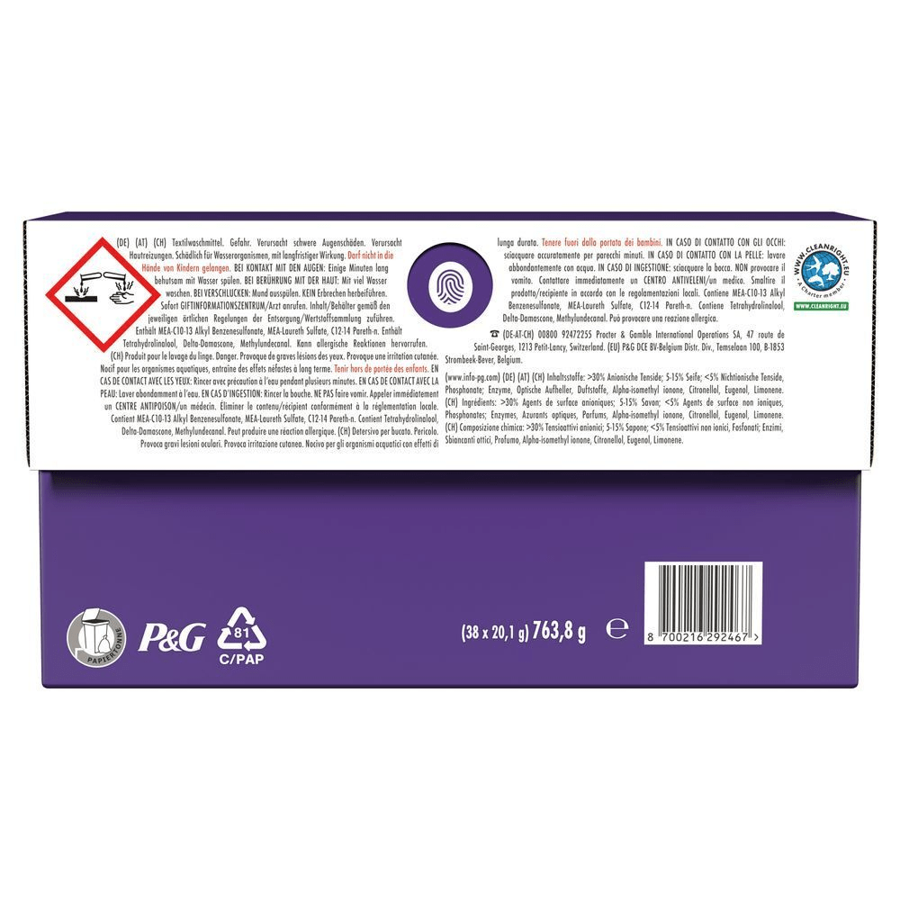 Bild: Lenor Waschmittel PODS Color Amethyst Blütentraum