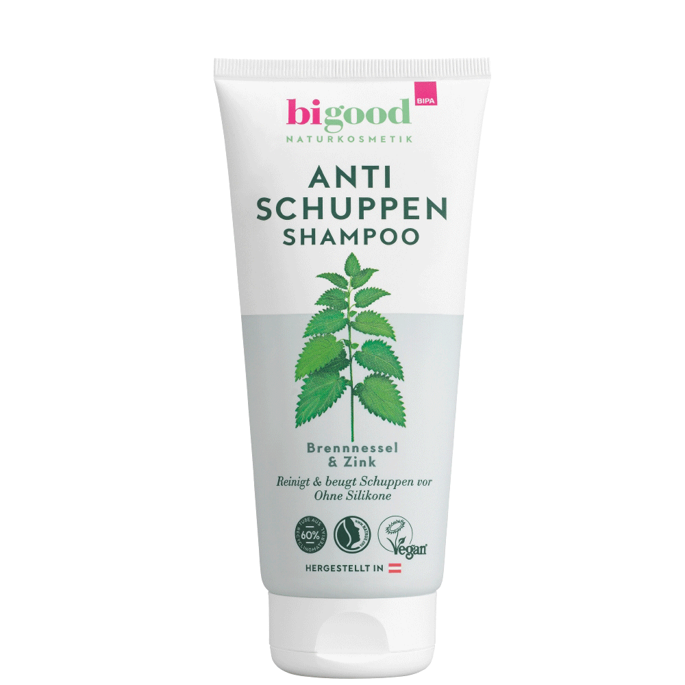 Bild: bi good Anti-Schuppen Shampoo Brennnessel & Zink