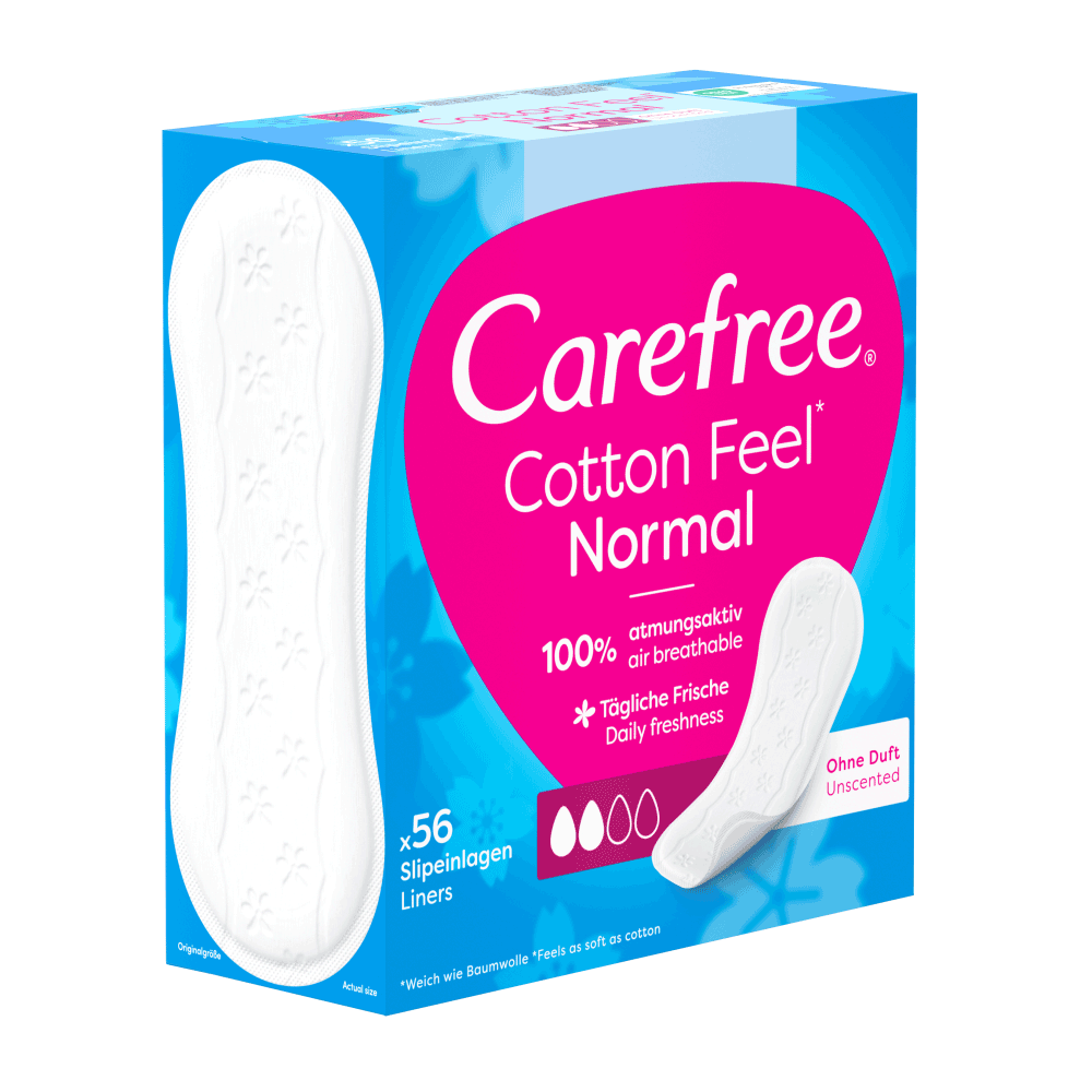 Bild: Carefree Cotton Feel Slipeinlagen Normal