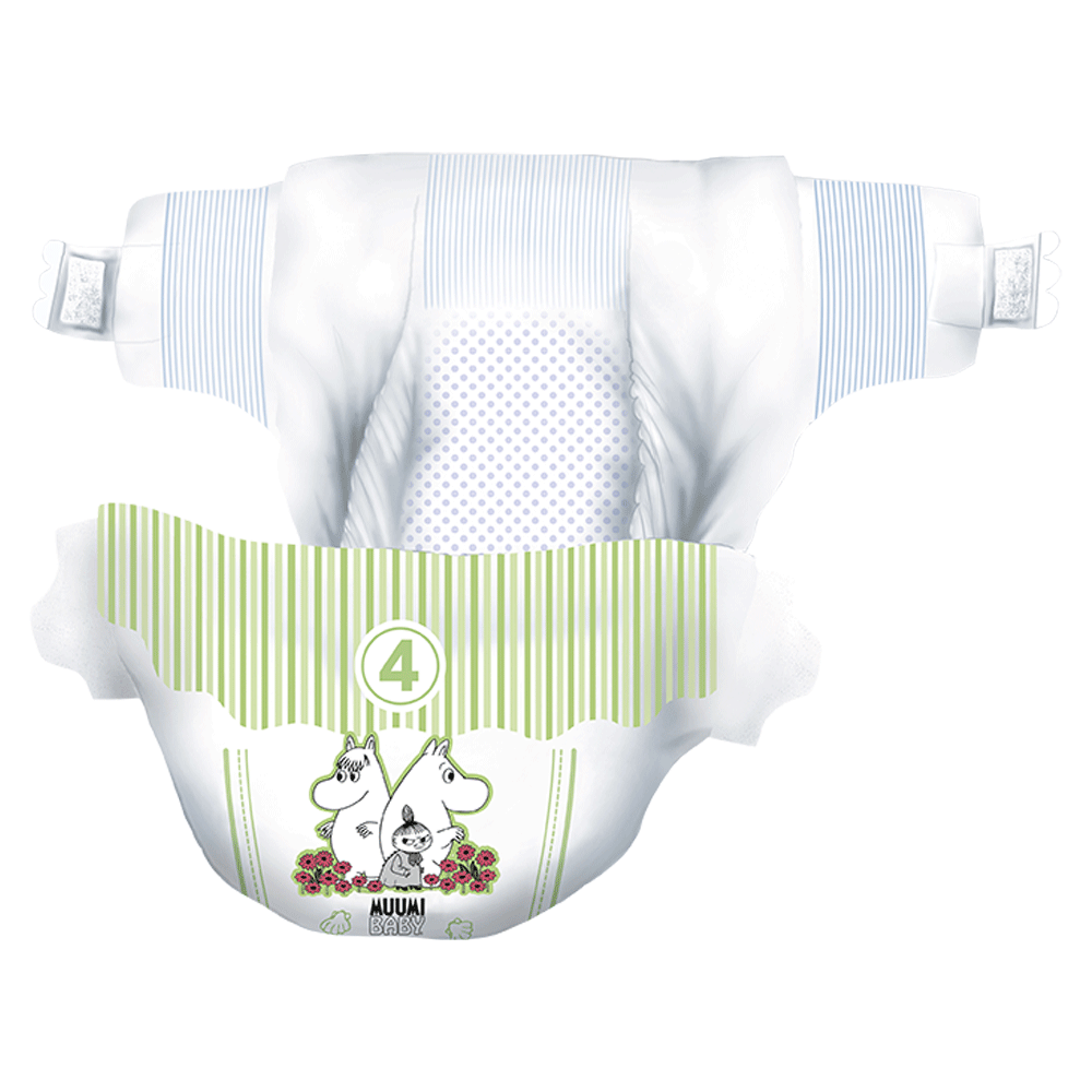 Bild: Moomin Baby Windeln Größe 4, 7kg - 14kg