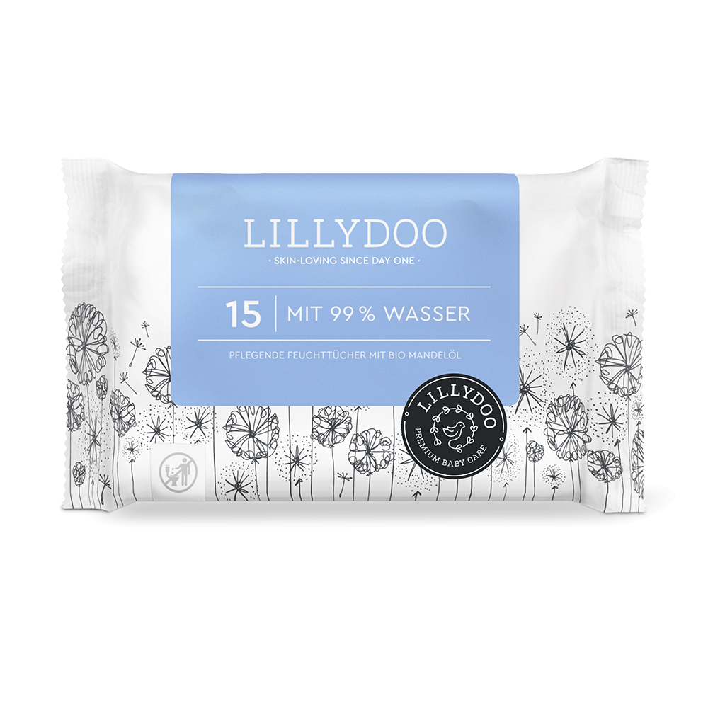 Bild: LILLYDOO Feuchttücher 99% Wasser