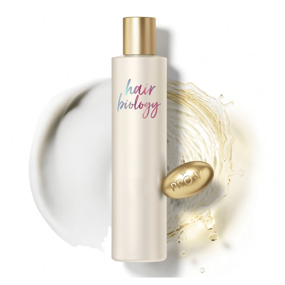 Bild: hair biology Anti-Frizz & Illuminate Shampoo