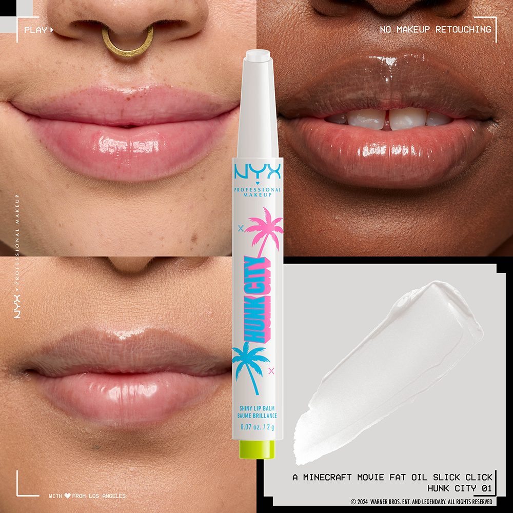 Bild: NYX Professional Make-up Minecraft Fat Oil Slick Click Lipbalm