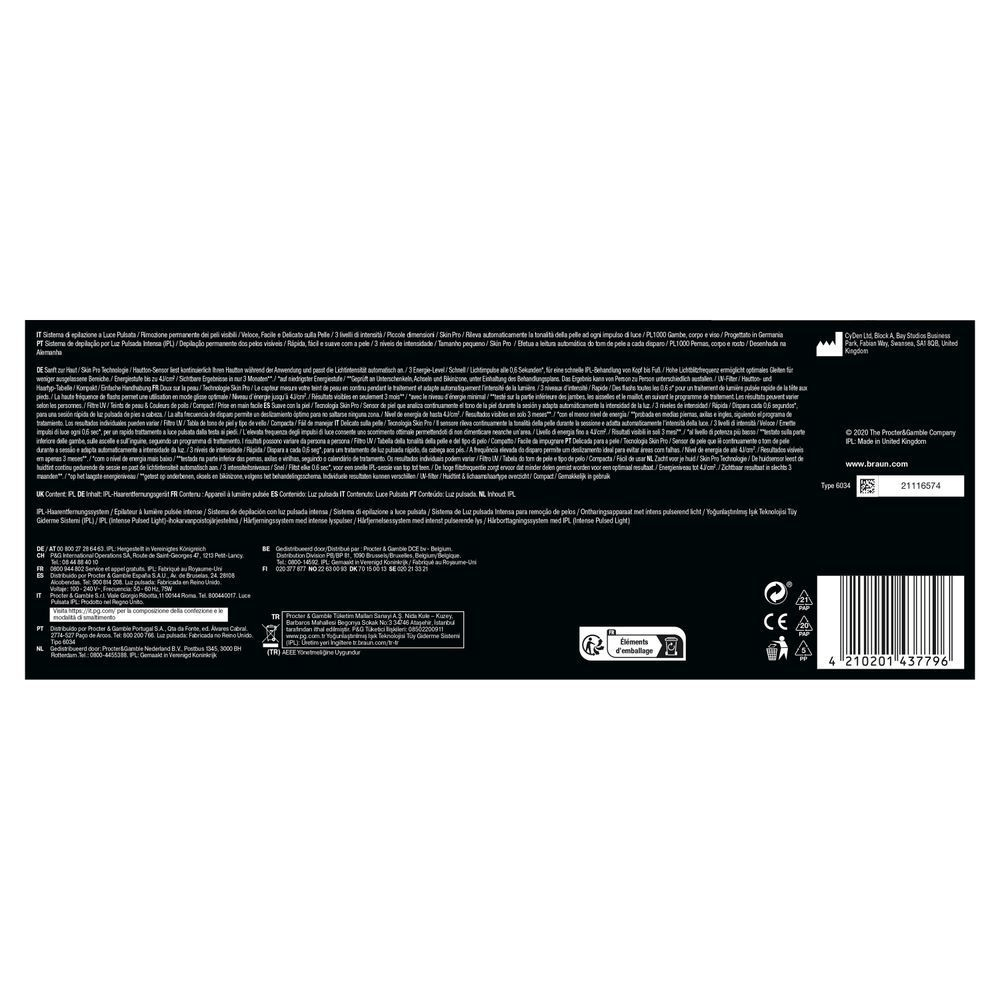 Bild: Braun IPL Silk-expert Mini-Haarentfernungsgerät für Frauen, PL1000 