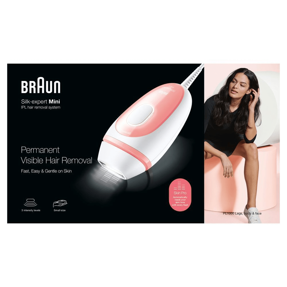 Bild: Braun IPL Silk-expert Mini-Haarentfernungsgerät für Frauen, PL1000 