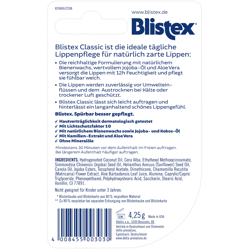 Bild: Blistex Classic