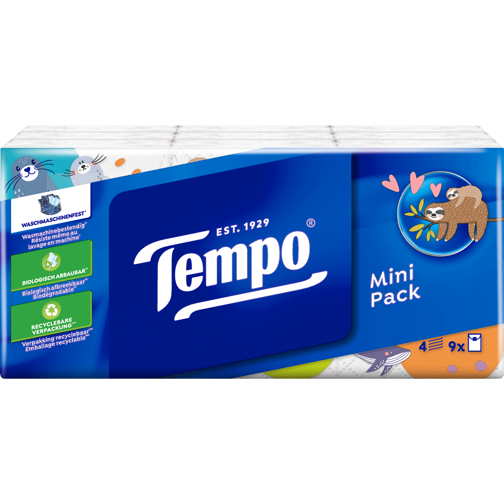 Bild: Tempo Taschentücher Mini Pack 