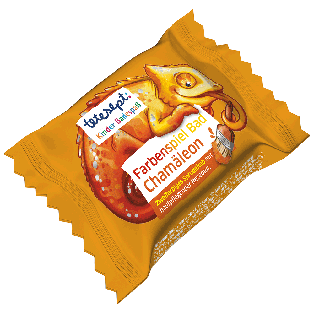 Bild: tetesept: Kids Farbenspiel Bad Chamäleon