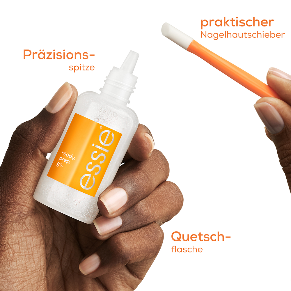 Bild: Essie Nagelpflegeset ready.prep.go. mit Nagelhautentferner und Nagelhautschieber