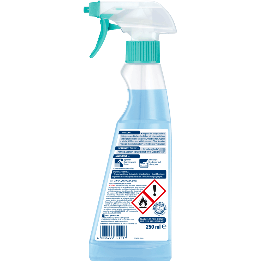 Bild: Dr. Beckmann Kühlschrank Hygiene-Reiniger