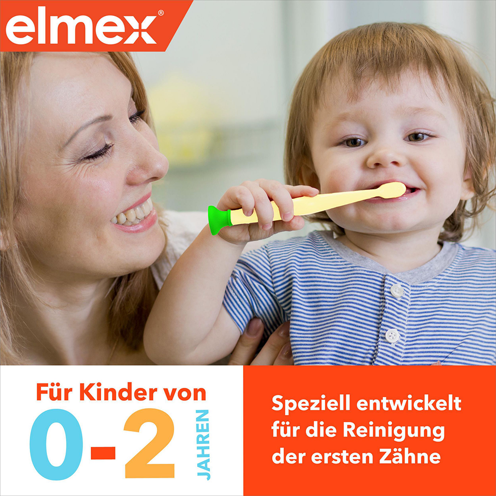 Bild: elmex Lernzahnbürste 0-2 Jahre + 12ml Zahncreme 