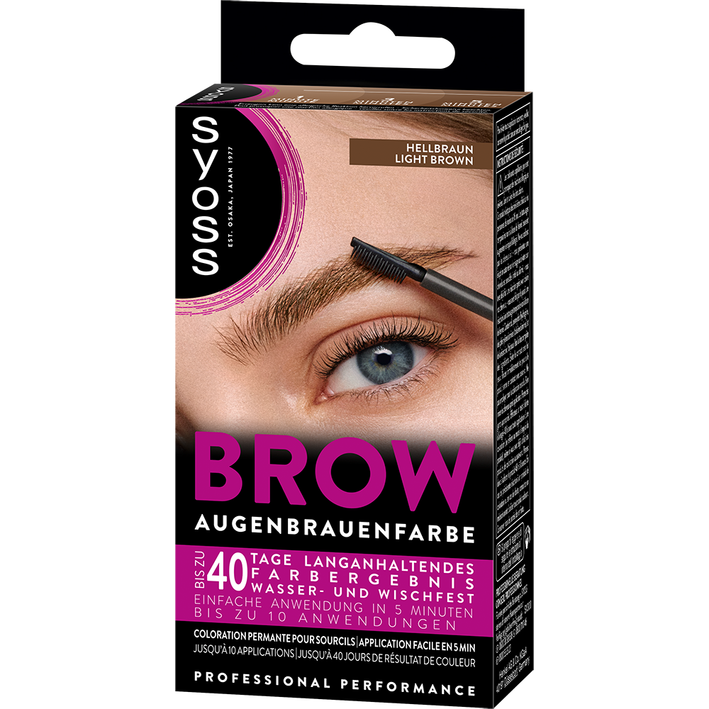 Bild: syoss Augenbrauen Farbe Hellbraun