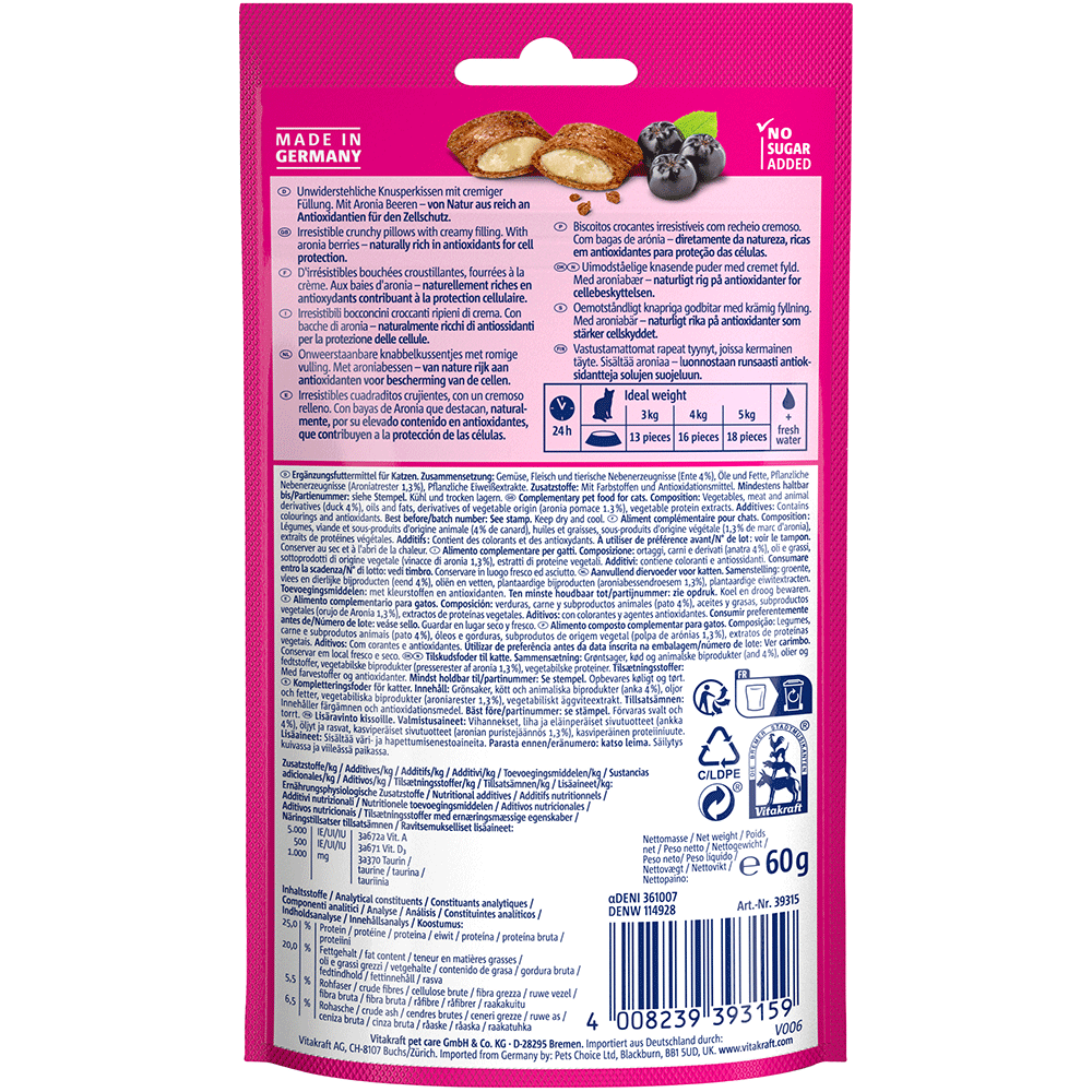 Bild: Vitakraft Crispy Crunch Superfood mit Ente und Aronia 