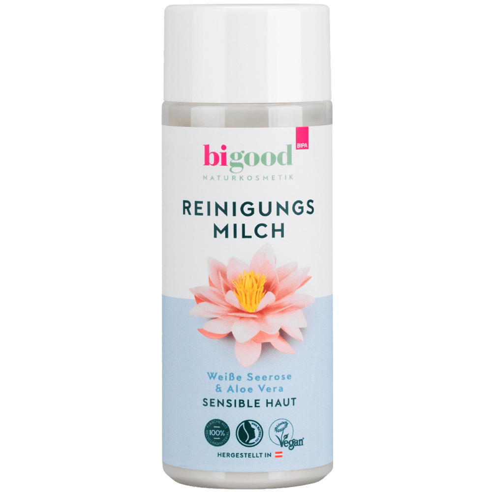 Bild: bi good Reinigungsmilch Weiße Seerose & Aloe Vera