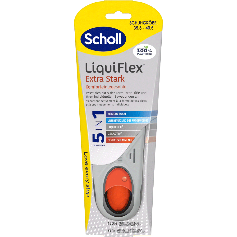 Bild: Scholl LiquiFlex Extra Stark Fußsohle