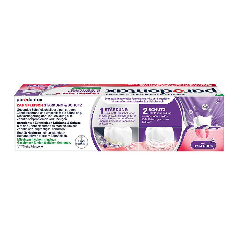 Bild: Parodontax Zahncreme Zahnfleisch Stärkung und Schutz 