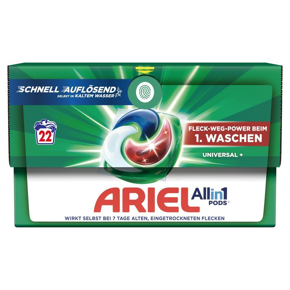 Bild: ARIEL All-in-1 PODS Flüssigwaschmittel-Kapseln 