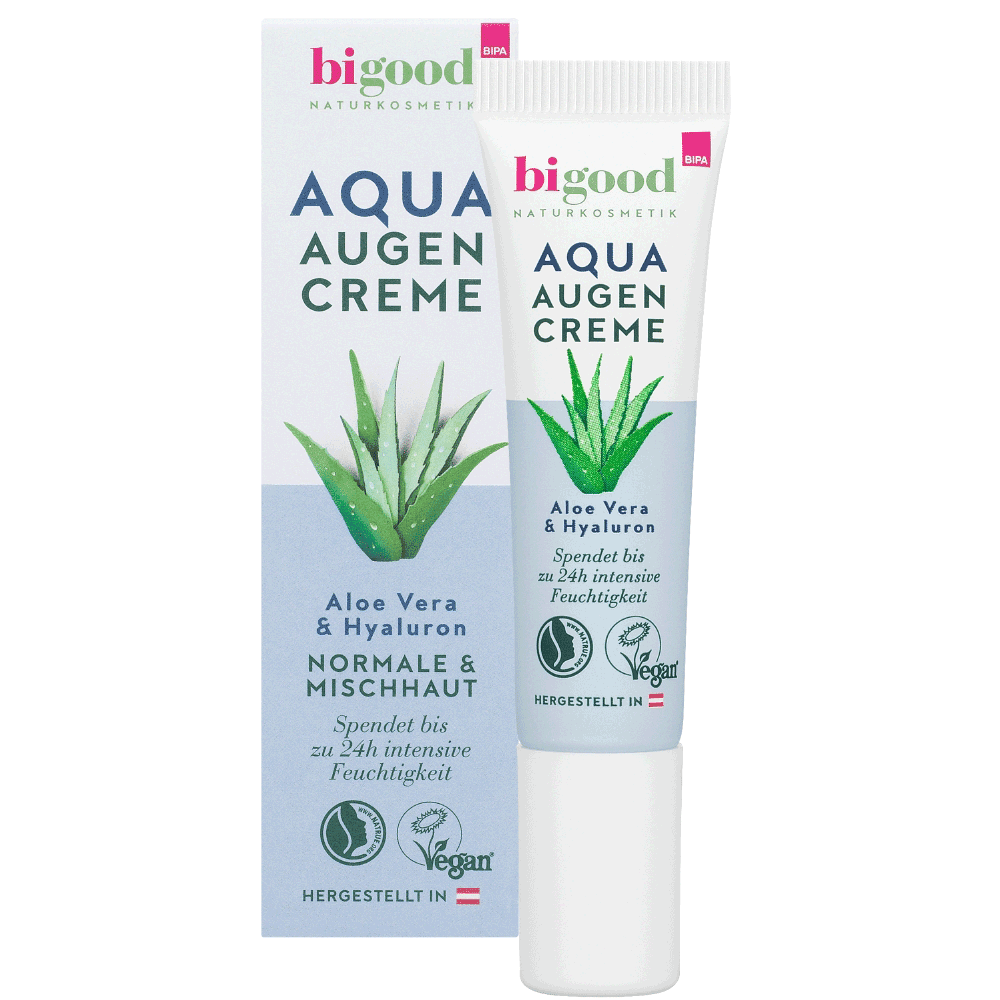 Bild: bi good Aqua Augencreme Aloe Vera & Hyaluron