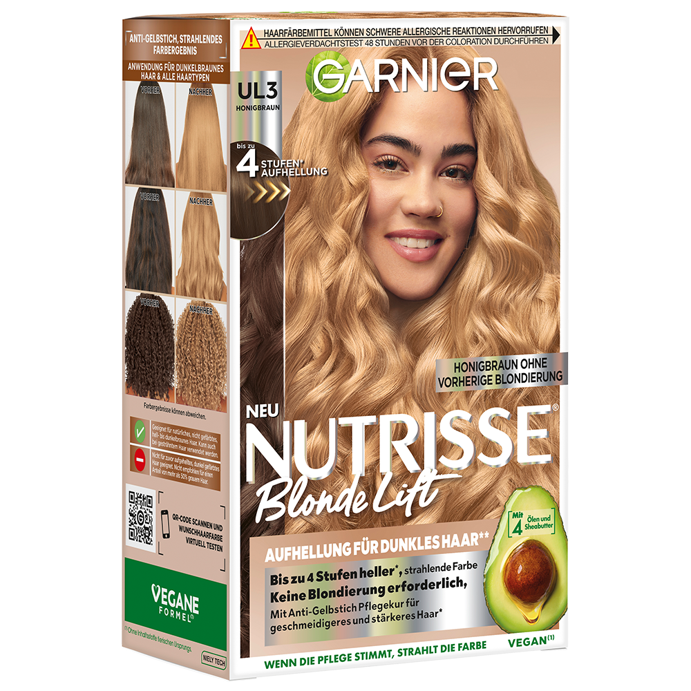 Bild: GARNIER Nutrisse Nutrisse Blonde Lift Honigbraun