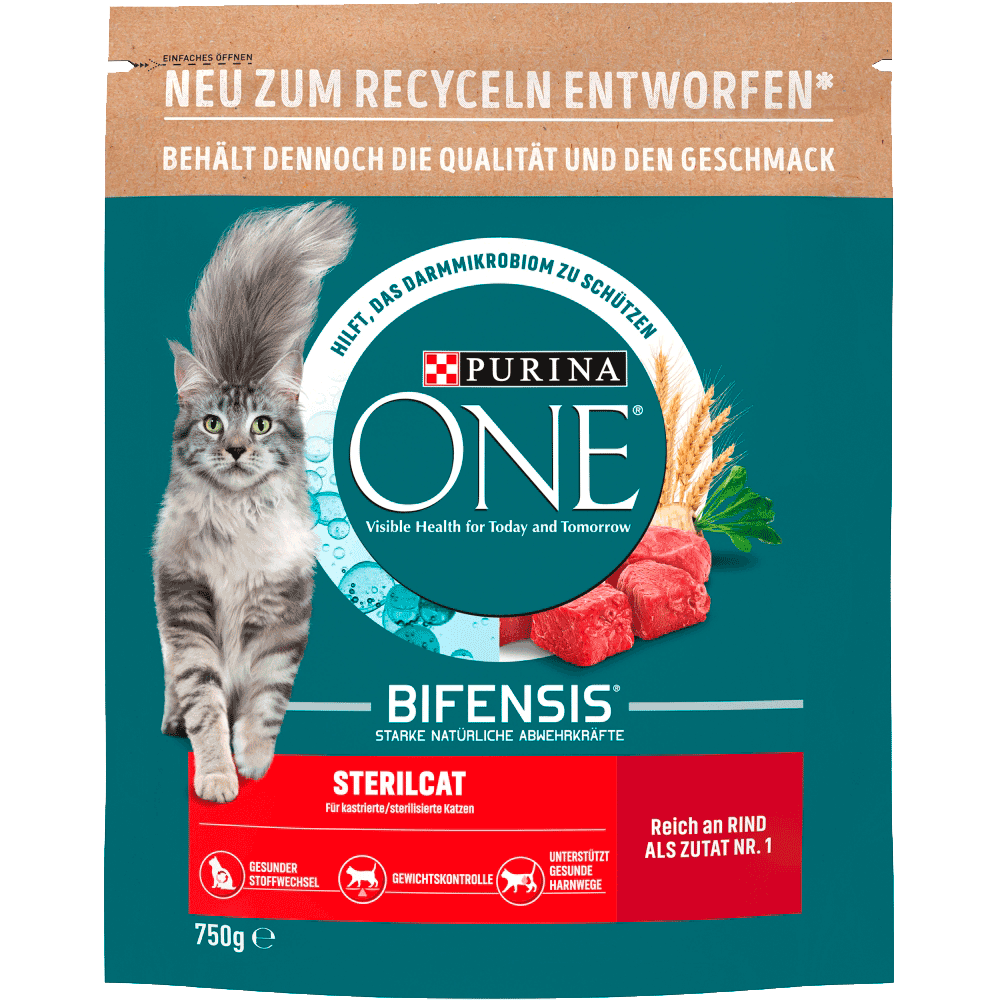 Bild: Purina ONE Sterilcat Rind & Weizen