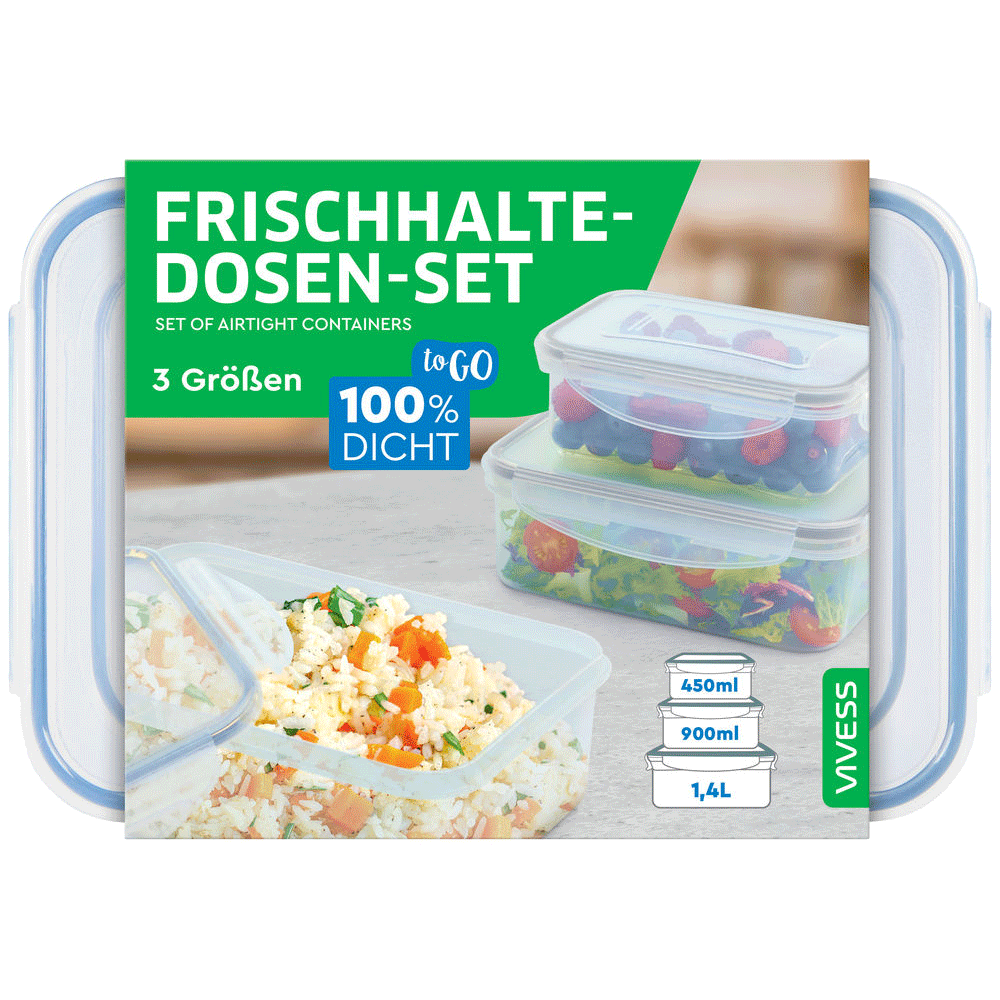 Bild: Vivess Frischhalte Dosen Set 