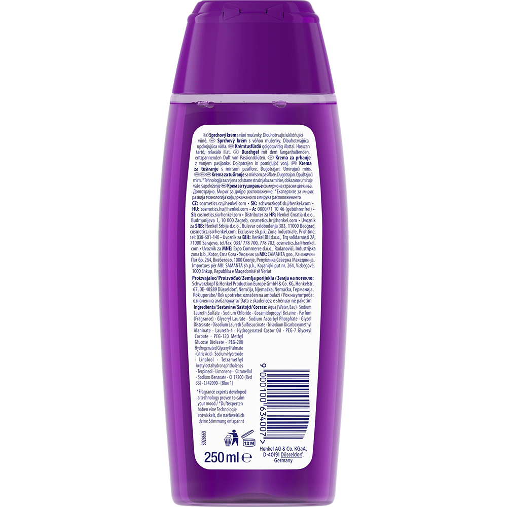 Bild: Fa Duschecreme Relaxing Mystic Passionflower 