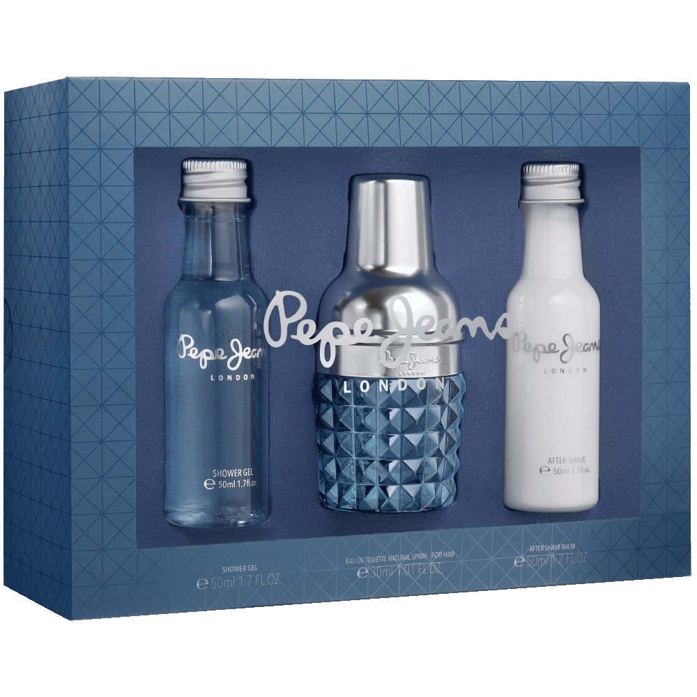 Bild: Pepe Jeans Men Geschenkset Eau de Toilette 30 ml + Duschgel 50 ml + Aftere Shave 50 ml 