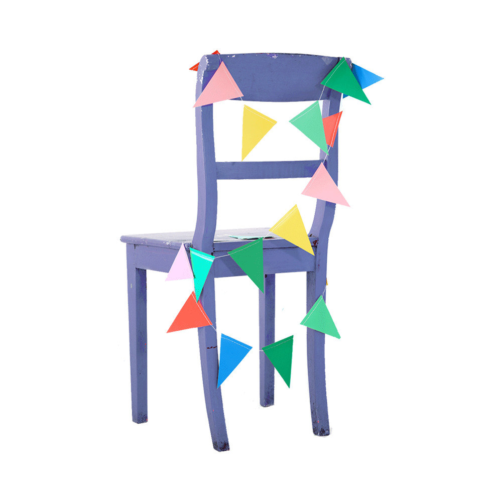 Bild: Folat bunte Girlande Wimpelkette 2 Meter 