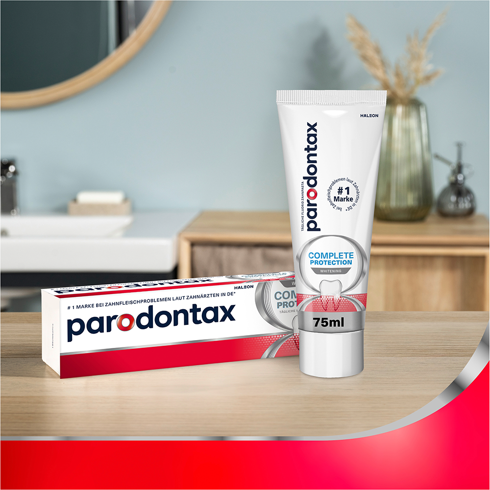 Bild: Parodontax Zahnpasta Complete Protection Whitening