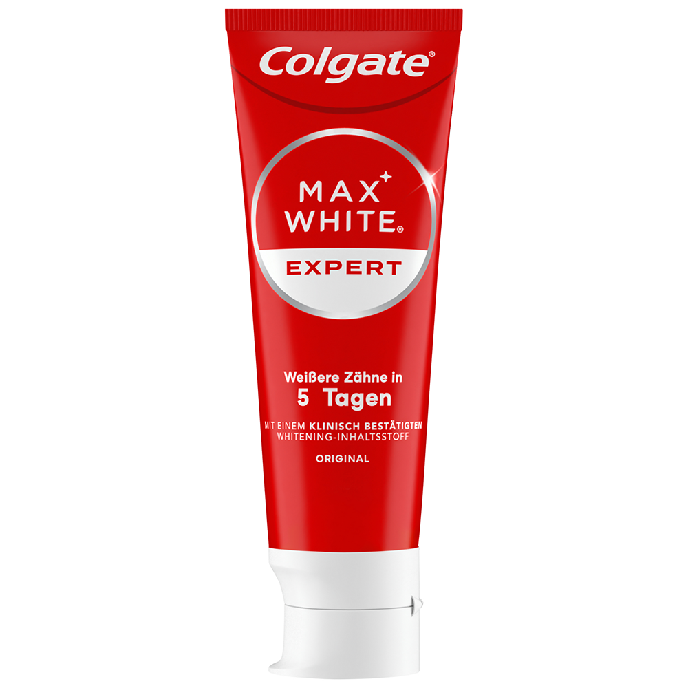 Bild: Colgate Max White Expert White Zahncreme 