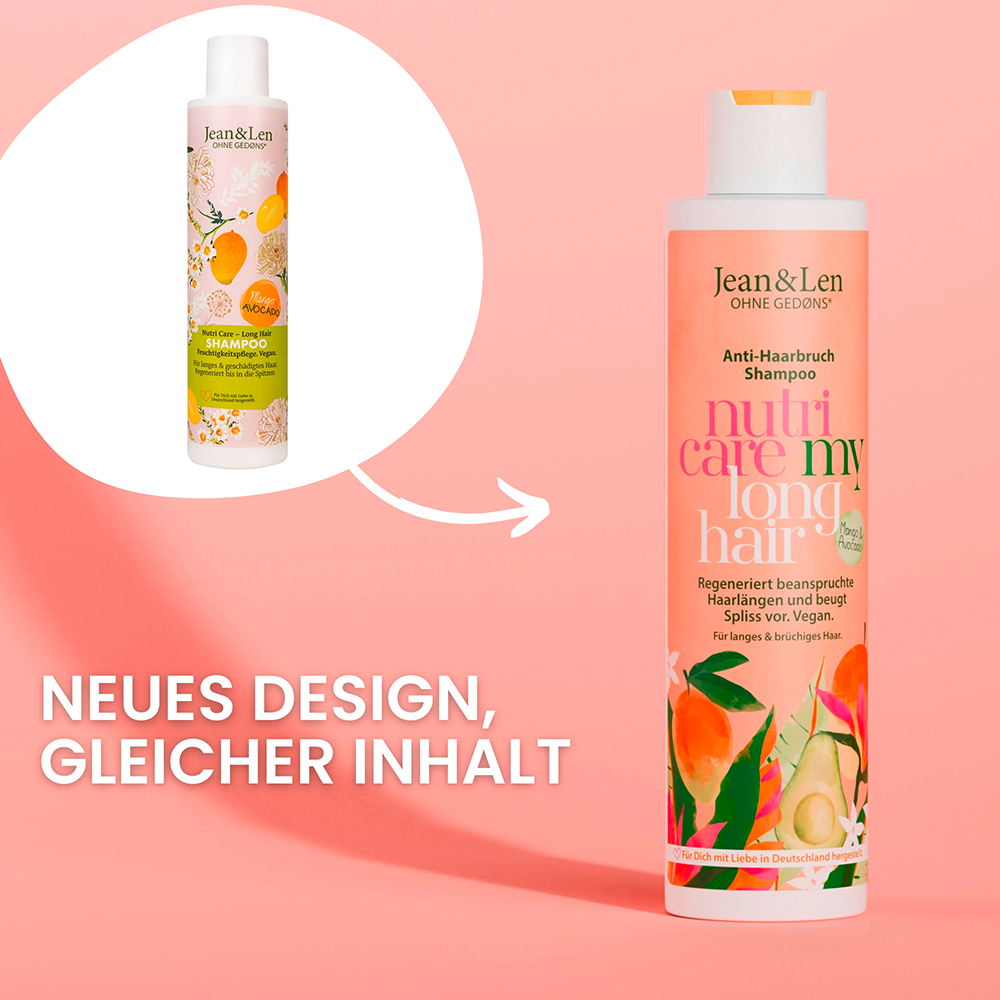 Bild: Jean&Len Anti Haarbruch Shampoo Nutri Care My Long Hair 