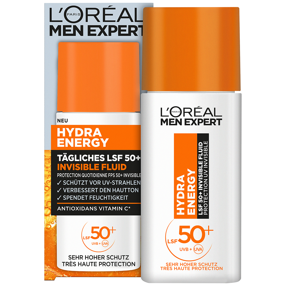 Bild: L'ORÉAL PARIS MEN EXPERT Tägliches LSF 50+ Invisible Fluid 
