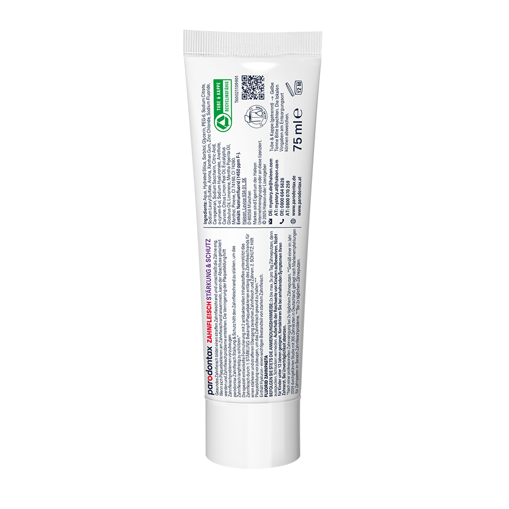 Bild: Parodontax Zahncreme Zahnfleisch Stärkung und Schutz 