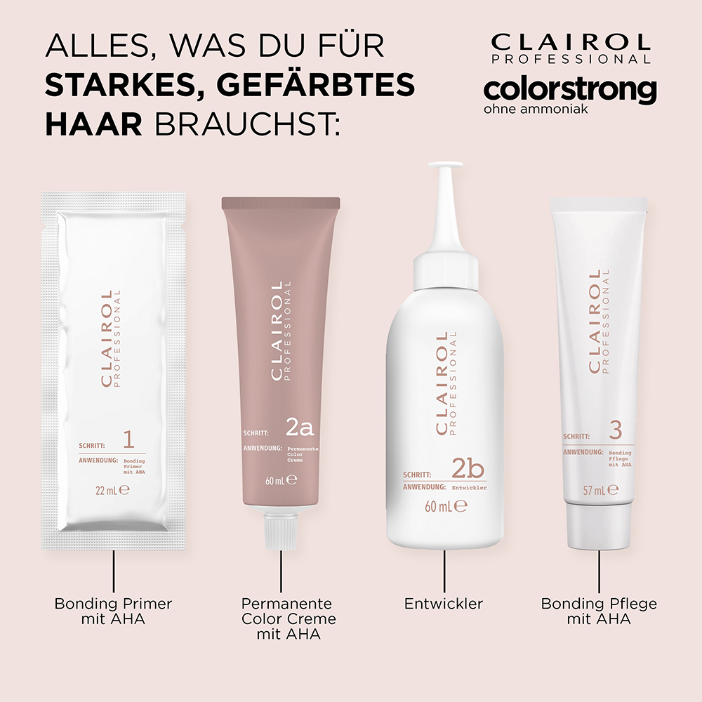 Bild: Clairol Professional Colorstrong Permanente Coloration Helles Goldbraun Helles Goldbraun