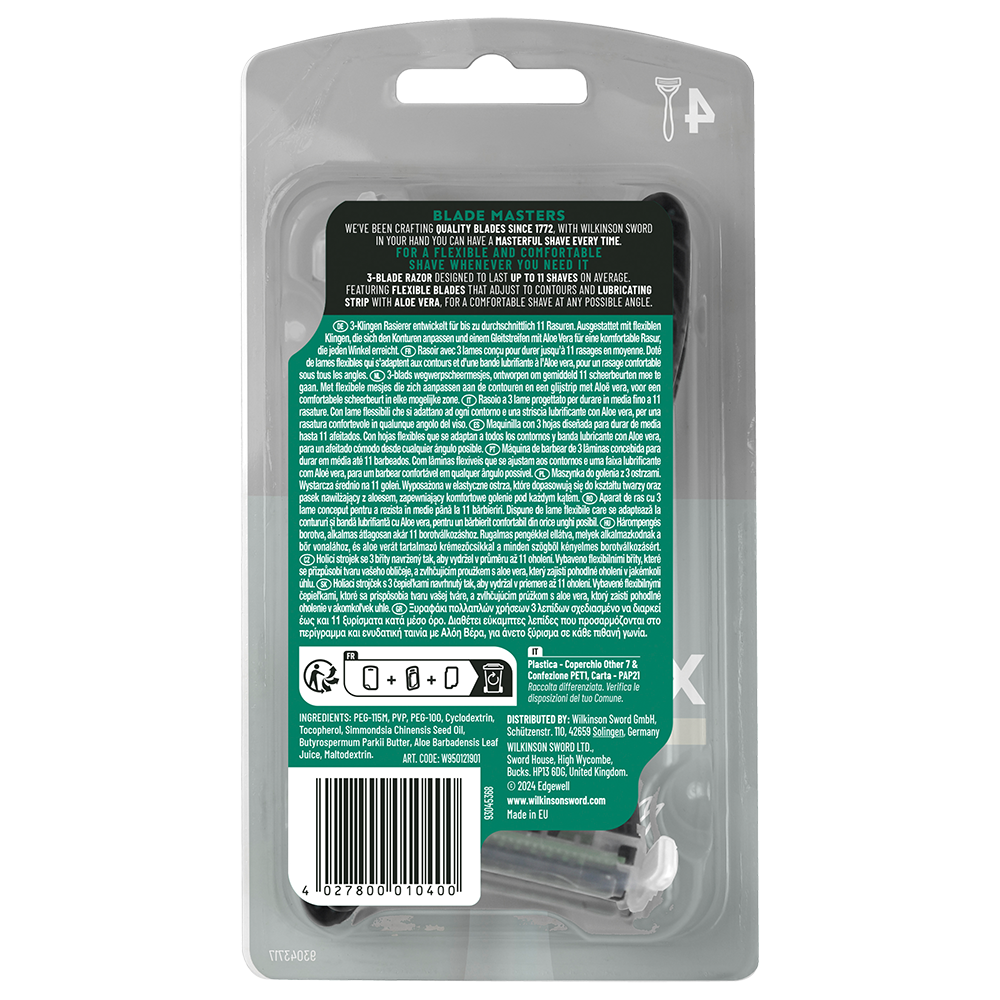 Bild: Wilkinson Xtreme3 Sensitive Einwegrasierer 