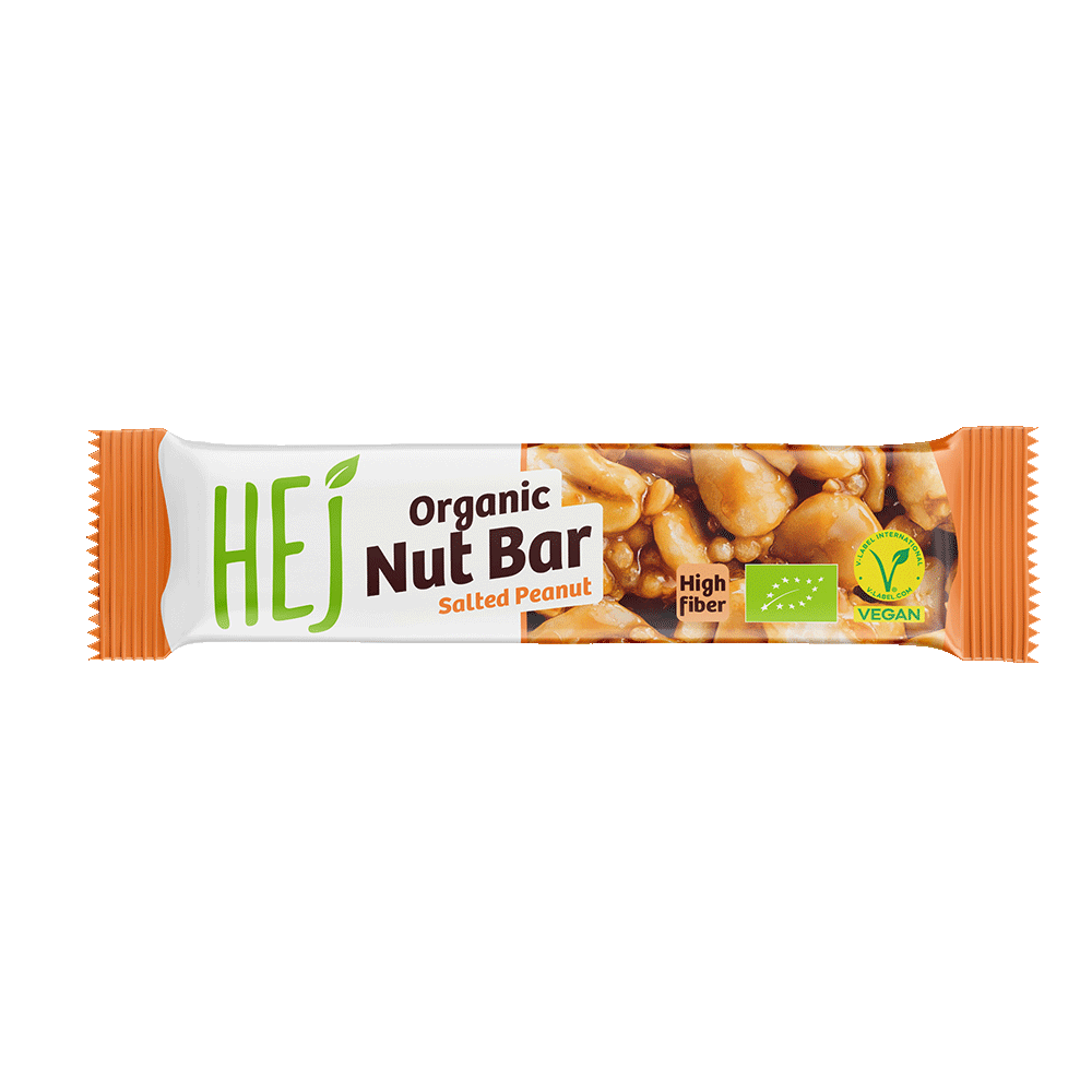 Bild: hej organic Nut Bar Salted Peanut 