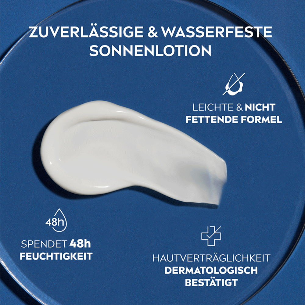 Bild: NIVEA Sun Schutz & Pflege Sonnencreme LSF 30 Mini 