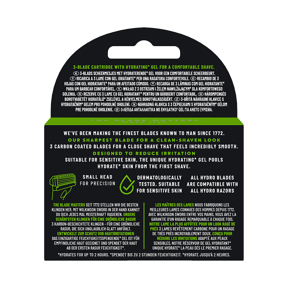 Bild: Wilkinson Hydro 3 Rasierklingen