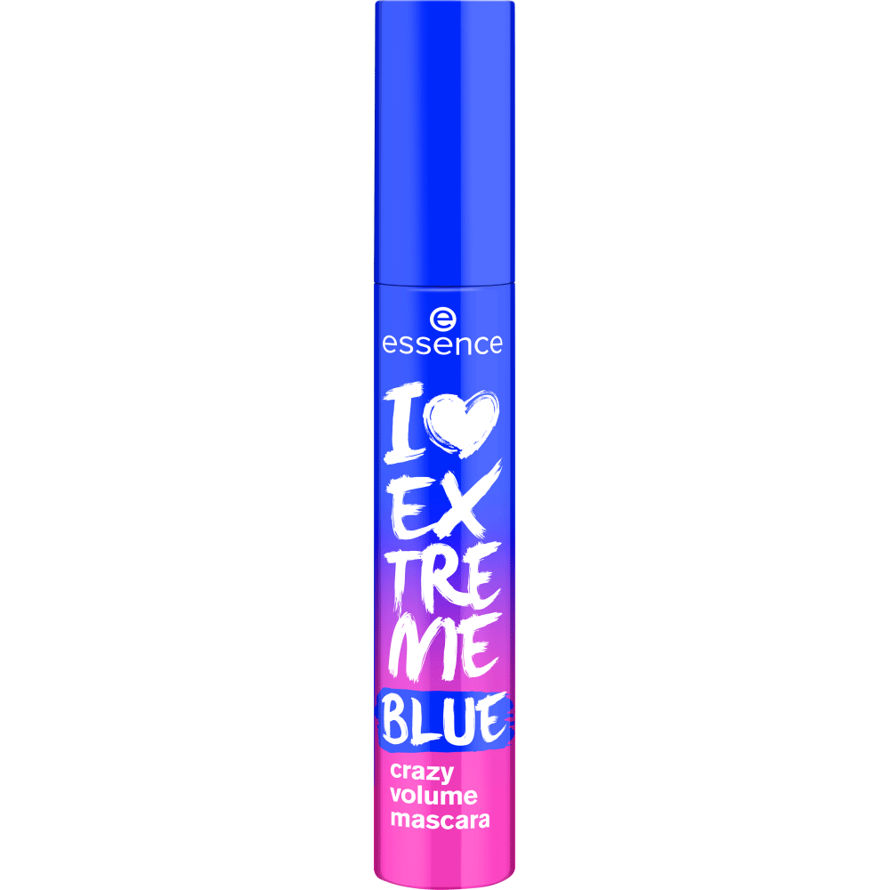 Bild: essence I Love Extreme Blue Crazy Volume Mascara Blau