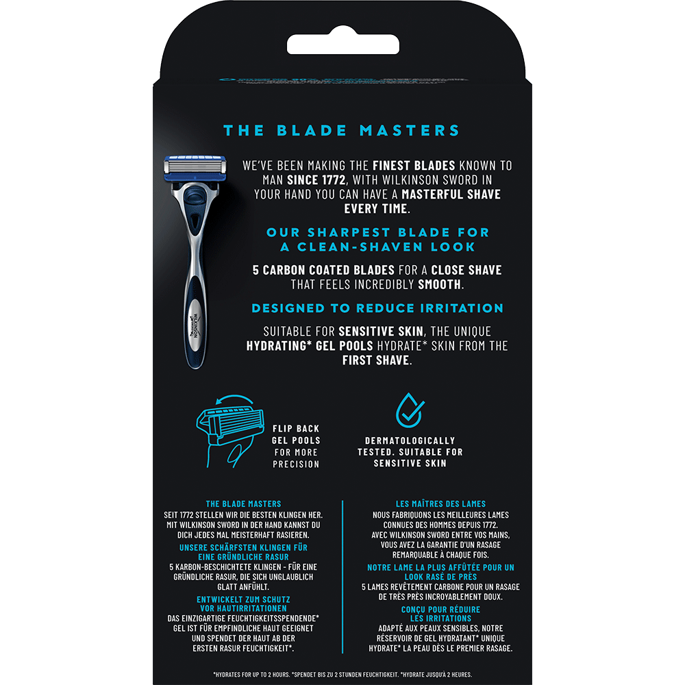 Bild: Wilkinson Hydro 5 Rasierer mit Rasierklingen